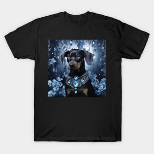 Jewelled Doberman T-Shirt